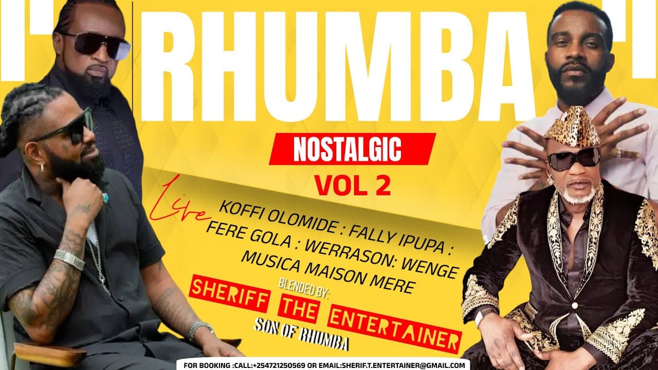 SLOW RHUMBA NOSTALGIC VOL 2 FT FERRE GOLA FALLY IPUPA KOFFI OLOMIDE -SHERIFF THE ENTERTAINER