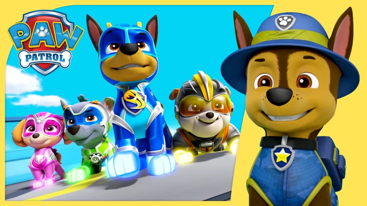 Over 1 Hour of Chase Rescues Missions! 🚨 | PAW Patrol | Cartoons for Kids