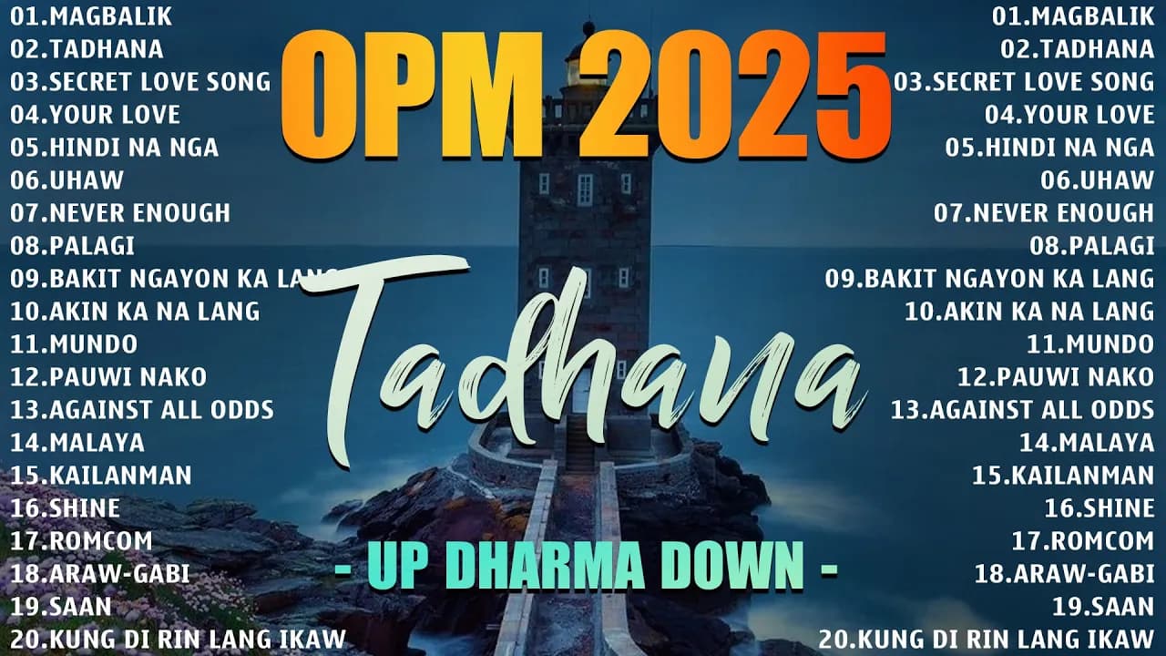 Best OPM Tagalog Love Songs With Lyrics💗 New OPM Songs 2025 Playlist▶️ Tadhana, Secret Love Song ...
