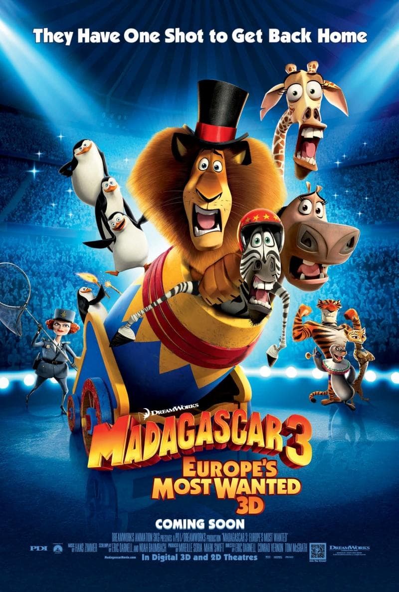 Madagascar 3: Europe's Most Wanted [Hindi]