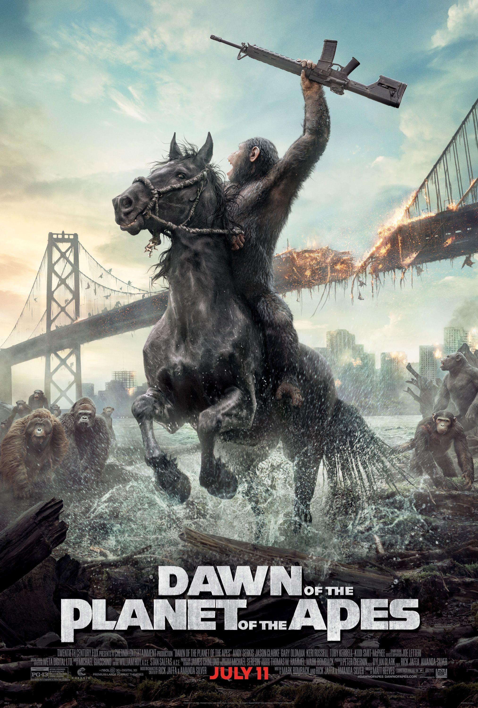 Dawn of the Planet of the Apes [Russian]