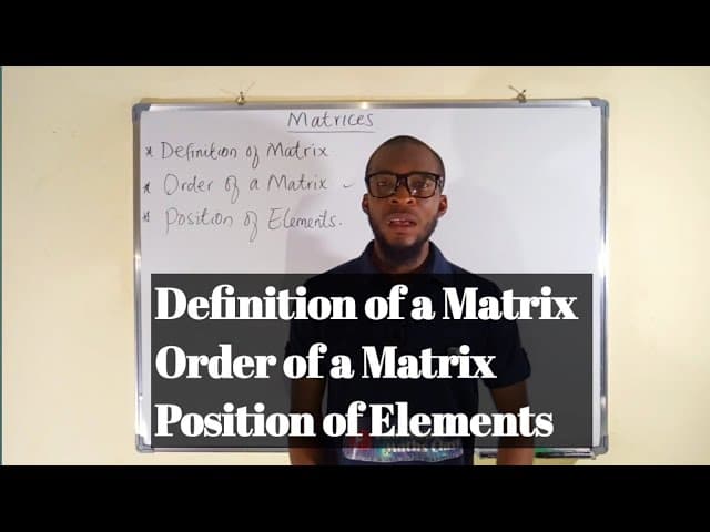Matrices