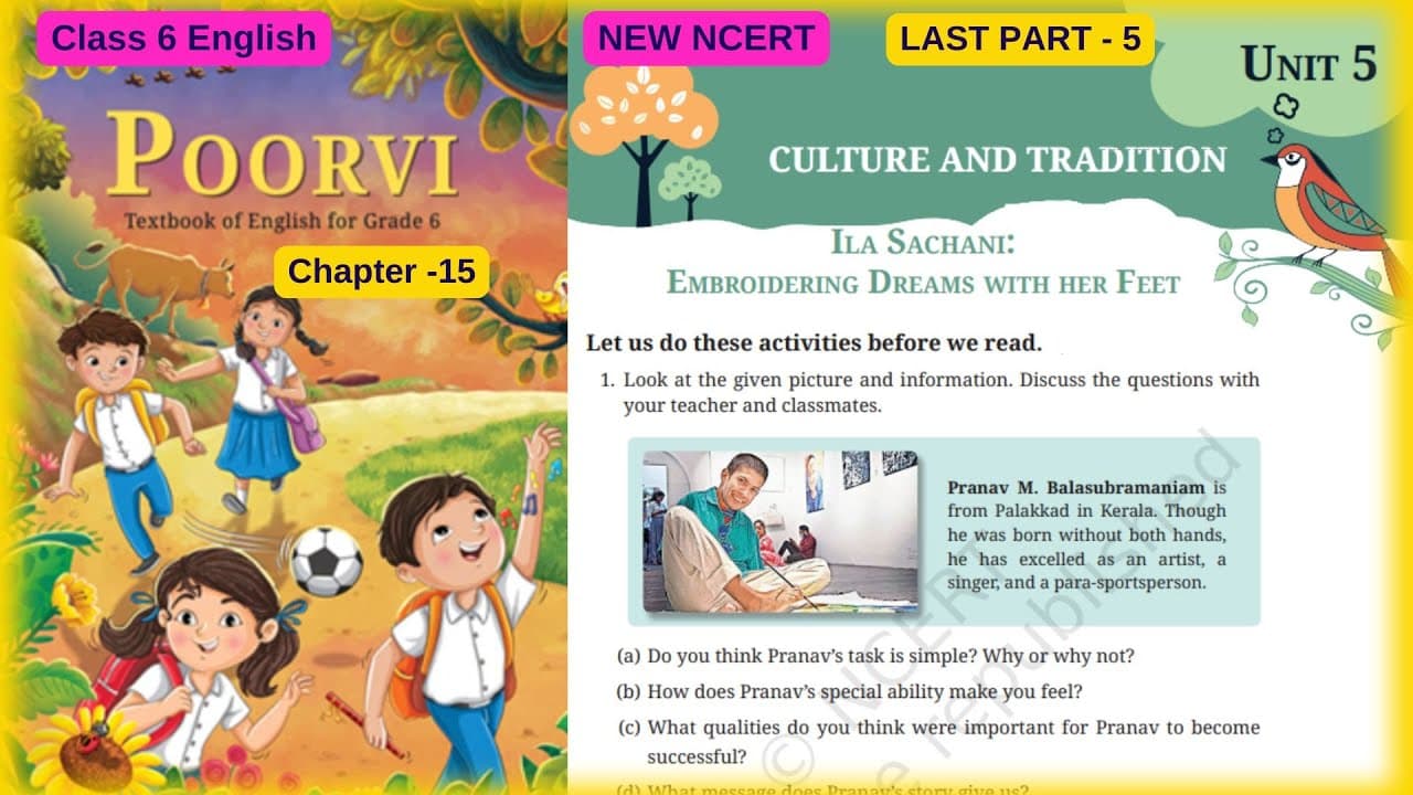 Class 6 English New NCERT Book Poorvi || #Newncertclass6