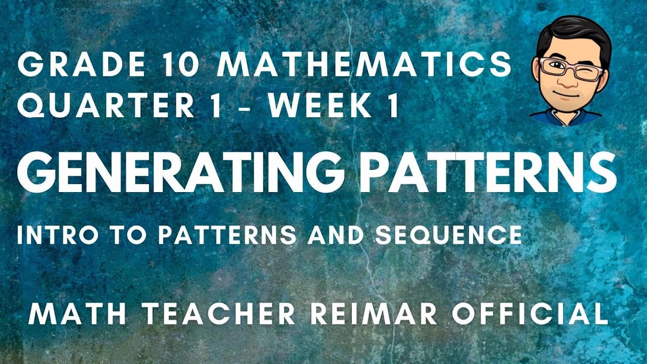 GRADE 10-MATHEMATICS (QUARTER 1)