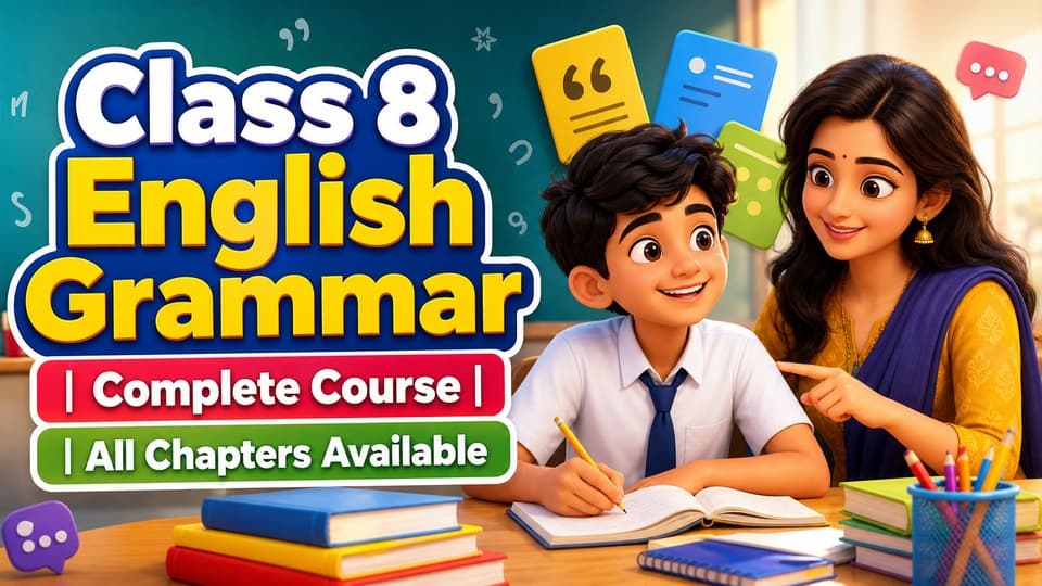 Class 4 English Grammar | Complete Course | All Chapters Available