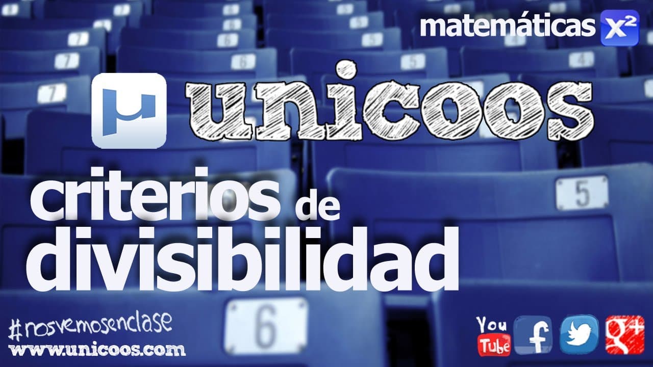 Multiplos y divisores - MATEMATICAS