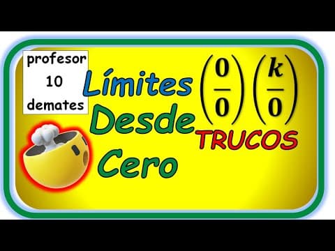 LIMITES de funciones 🔝 Indeterminaciones 💥TRUCOS y Ejercicios resueltos TUTORIAL Matemáticas [ 1 2 Bachillerato Universidad ]