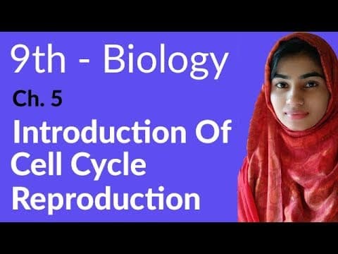 9th Class Biology Chapter 5 Cell Cycle