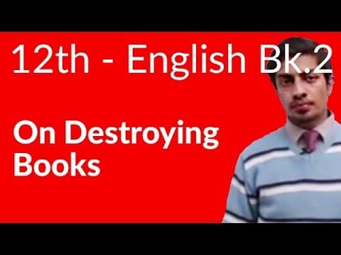 12th Class English Book 2, Chapter 5