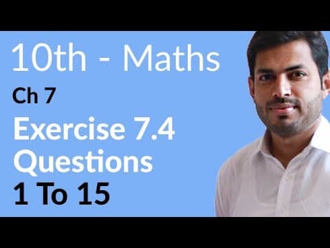 10th Class Math Chapter 7
