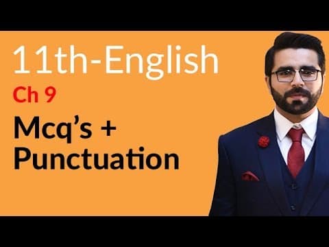 11th Class English Chapter 9