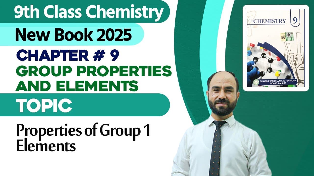 9th Class Chemistry Chapter 9 - New Book 2025 Playlist