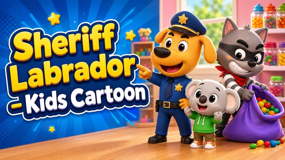 Sheriff Labrador - Kids Cartoon | Safety Cartoon for Kids